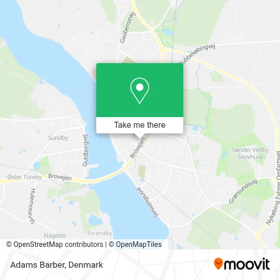 Adams Barber map