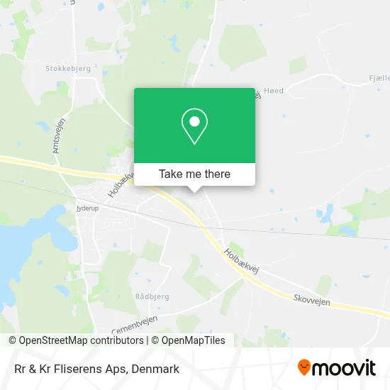 Rr & Kr Fliserens Aps map