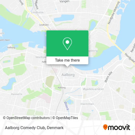 Aalborg Comedy Club map