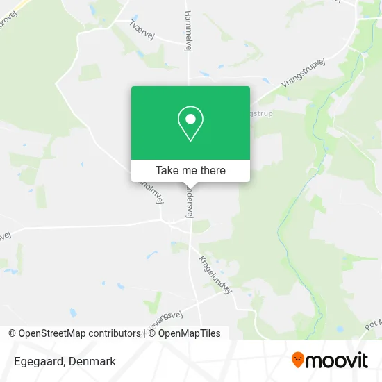 Egegaard map