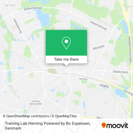 Training Lab Herning Powered by Bo Espensen map