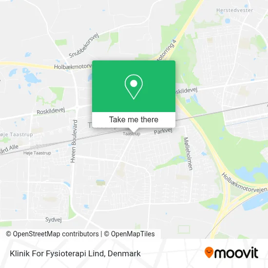 Klinik For Fysioterapi Lind map