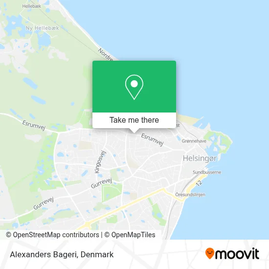 Alexanders Bageri map