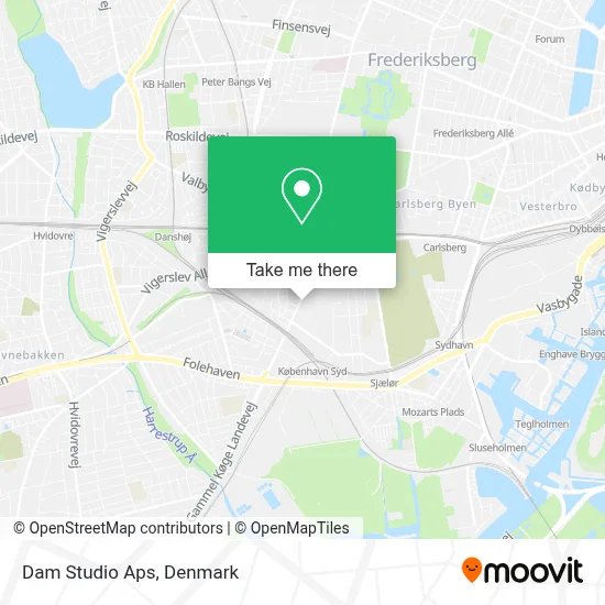 Dam Studio Aps map