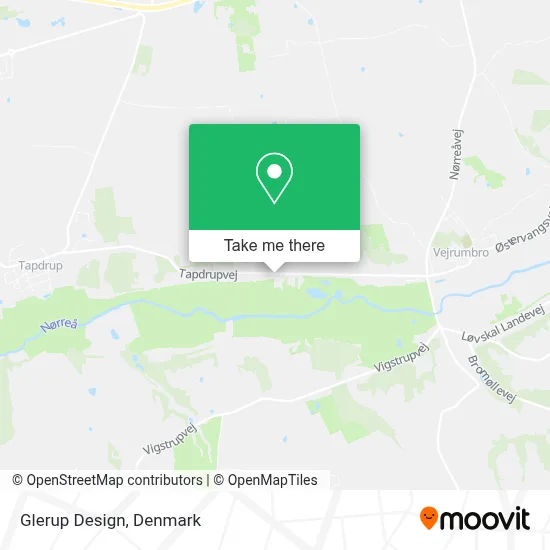 Glerup Design map