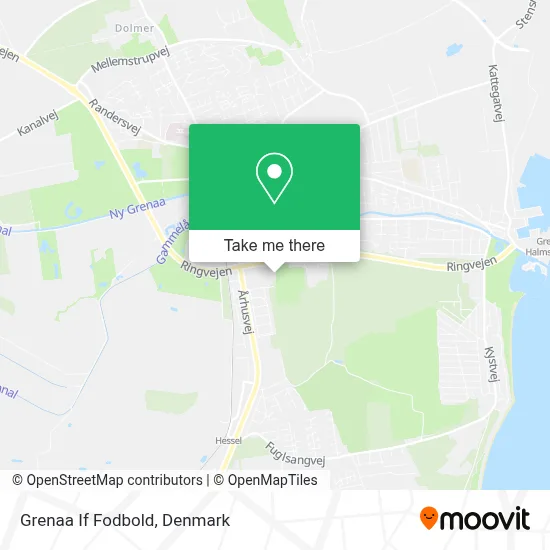 Grenaa If Fodbold map