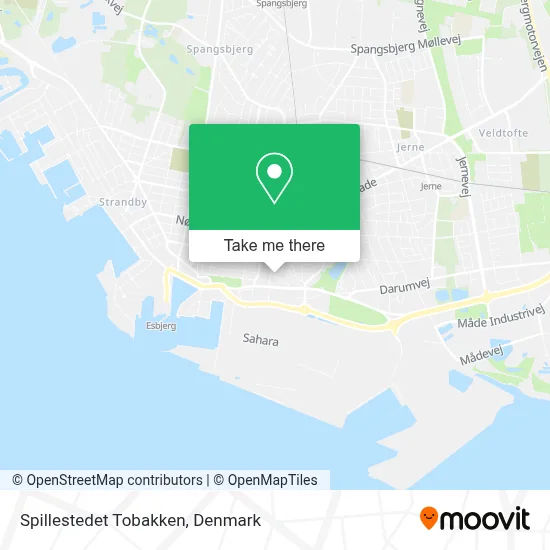 Spillestedet Tobakken map