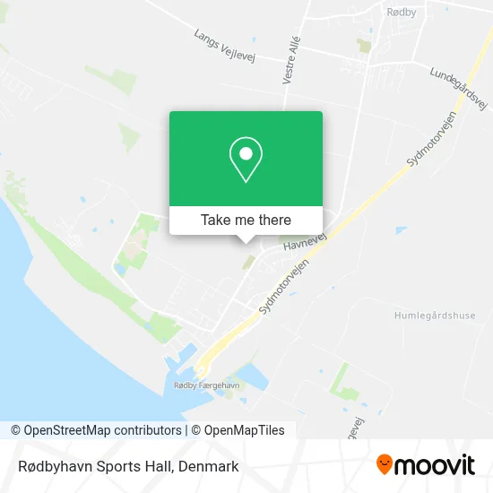 Rødbyhavn Sports Hall map