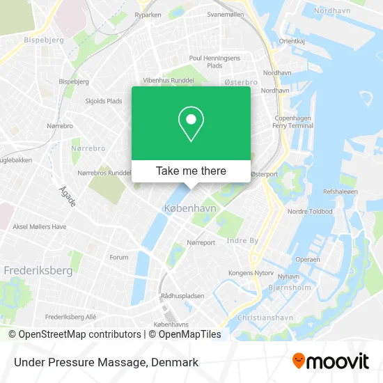 Under Pressure Massage map