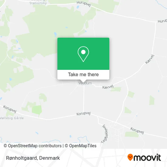 Rønholtgaard map