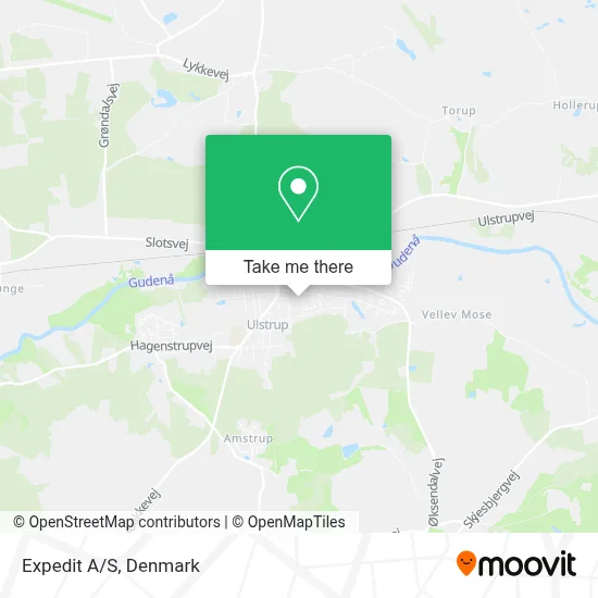 Expedit A/S map