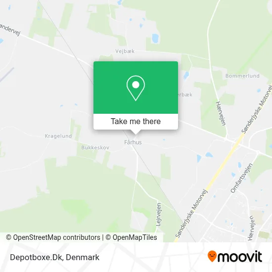 Depotboxe.Dk map