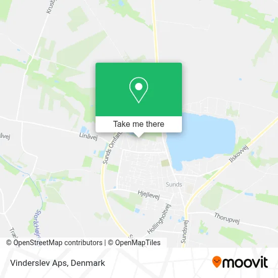 Vinderslev Aps map