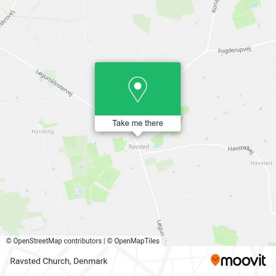 Ravsted Church map