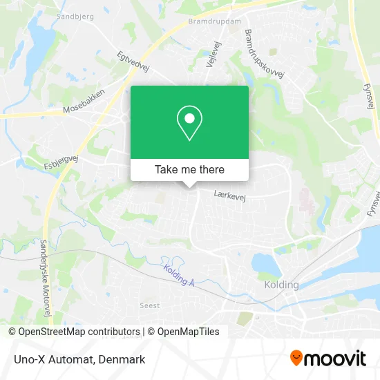 Uno-X Automat map