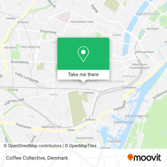 Coffee Collective map