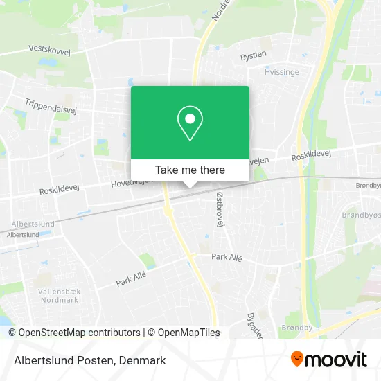 Albertslund Posten map