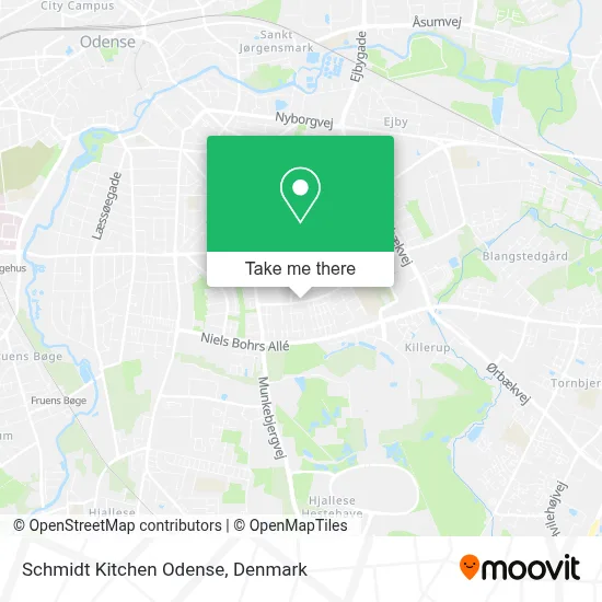 Schmidt Kitchen Odense map