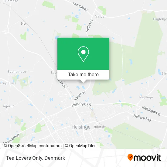 Tea Lovers Only map