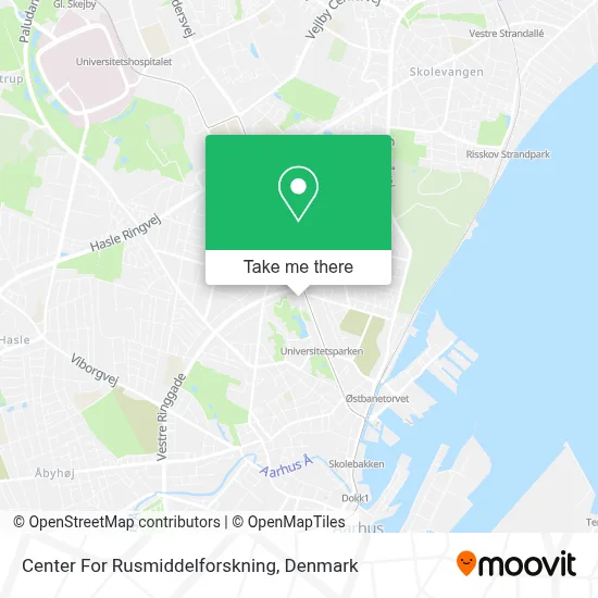 Center For Rusmiddelforskning map