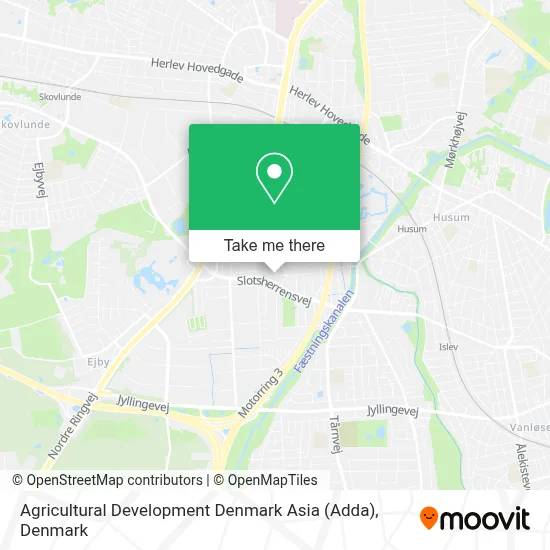 Agricultural Development Denmark Asia (Adda) map