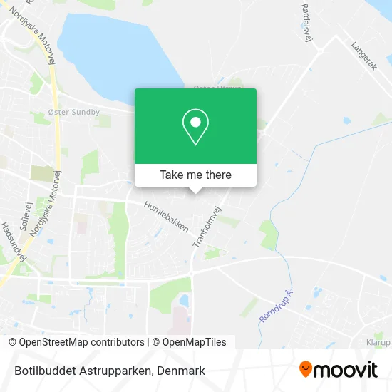 Botilbuddet Astrupparken map