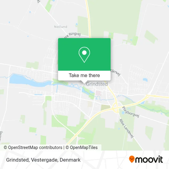 Grindsted, Vestergade map