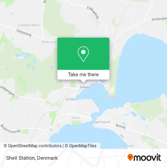 Shell Station map
