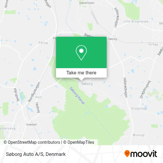 Søborg Auto A/S map