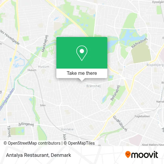 Antalya Restaurant map