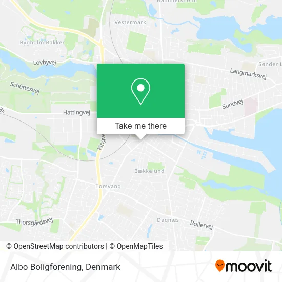 Albo Boligforening map