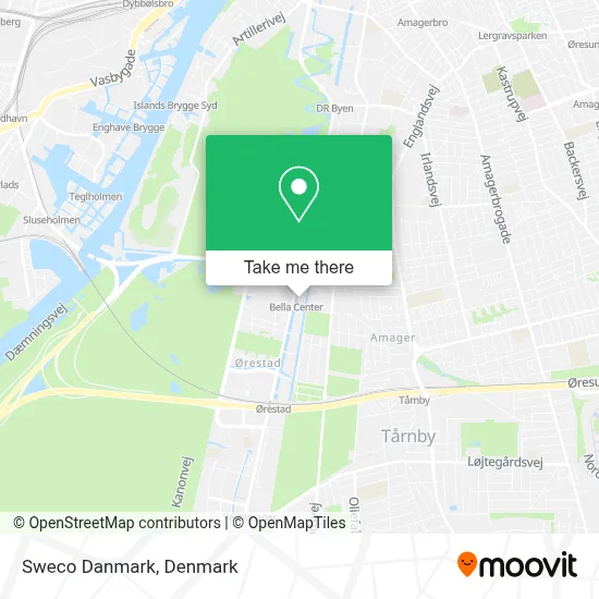 Sweco Danmark map