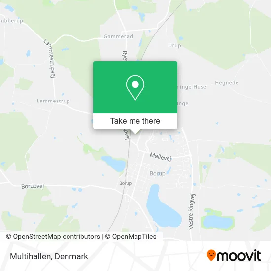 Multihallen map