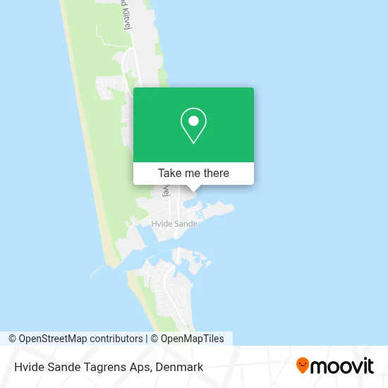 Hvide Sande Tagrens Aps map