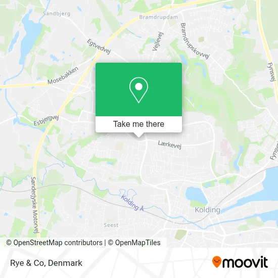 Rye & Co map