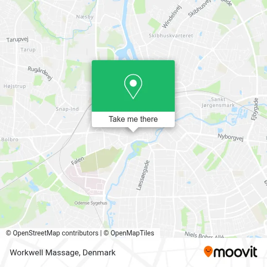 Workwell Massage map