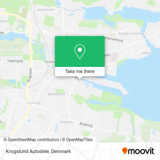 Krogslund Autodele map