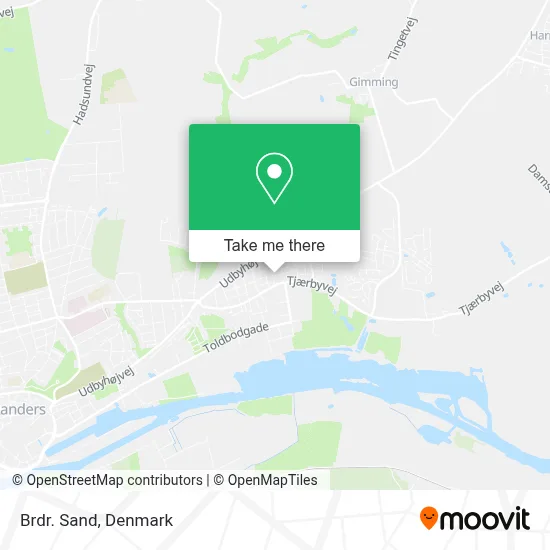 Brdr. Sand map