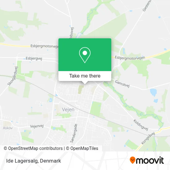 Ide Lagersalg map