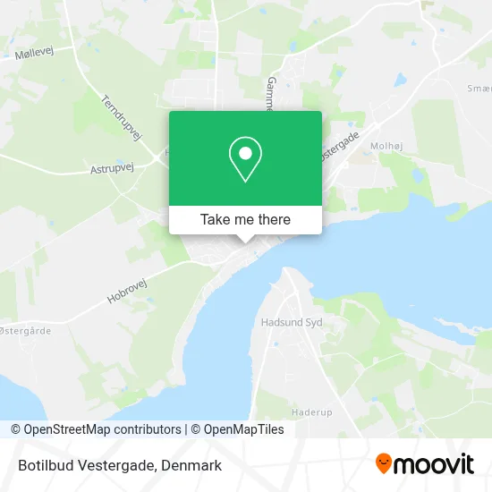 Botilbud Vestergade map
