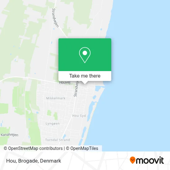 Hou, Brogade map