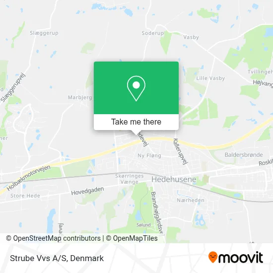 Strube Vvs A/S map