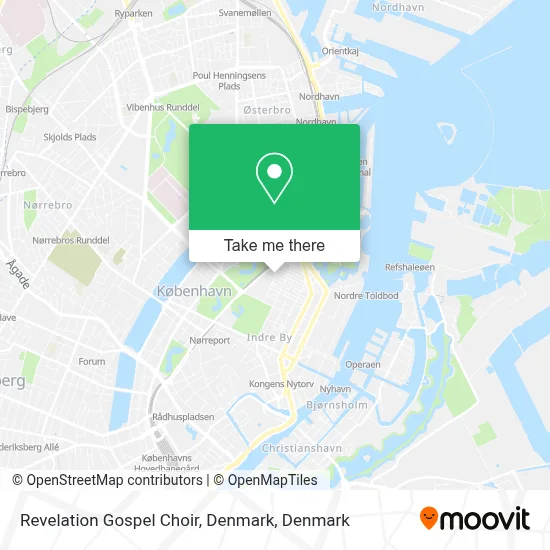 Revelation Gospel Choir, Denmark map