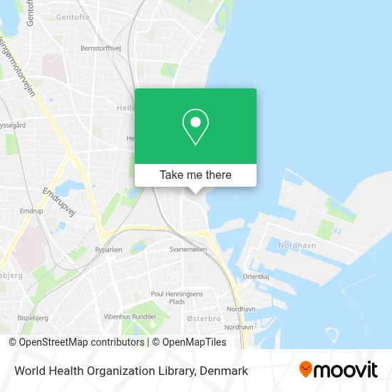 World Health Organization Library map