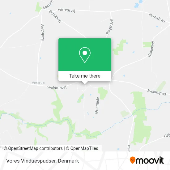 Vores Vinduespudser map
