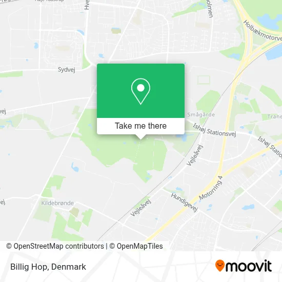 Billig Hop map