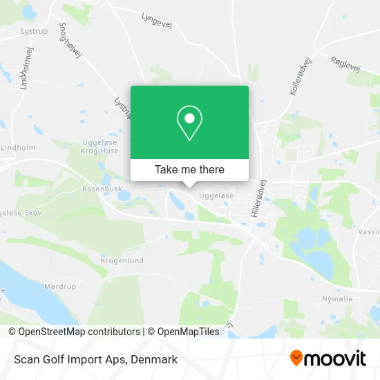 Scan Golf Import Aps map