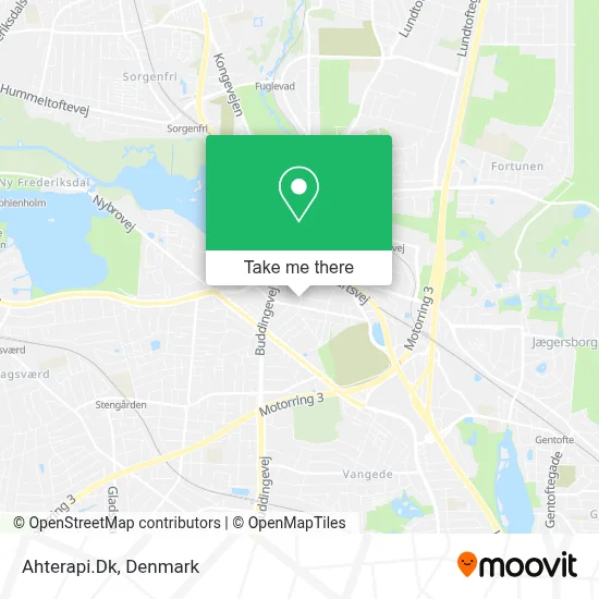 Ahterapi.Dk map