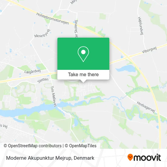 Moderne Akupunktur Mejrup map