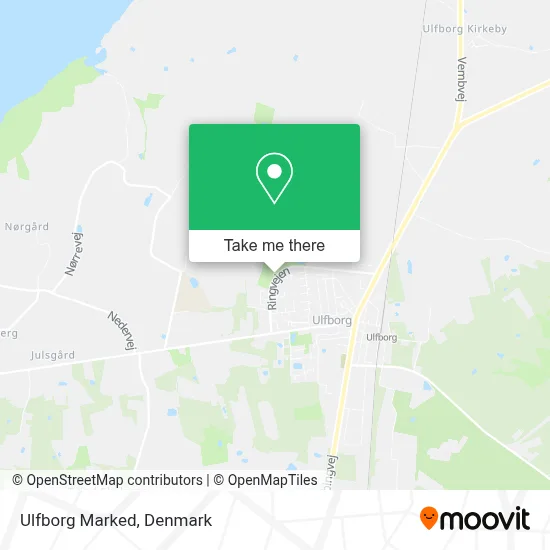Ulfborg Marked map
